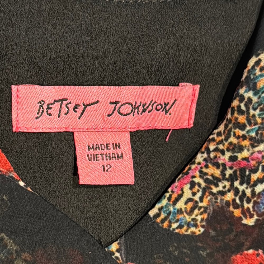 Betsey Johnson Pink and Red Ruffled Asymmetrical Sundress - Picture 13 of 15